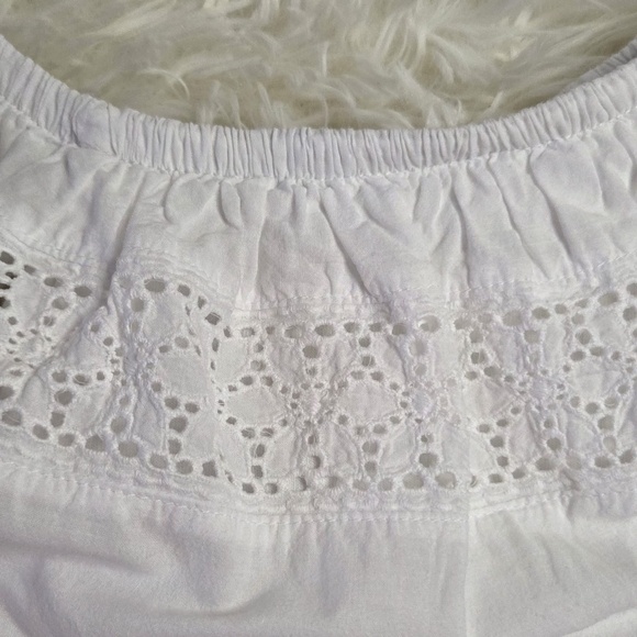 Lilly Pulitzer Tracee One Shoulder Blouse Top Eyelet Embroidered - Picture 7 of 8